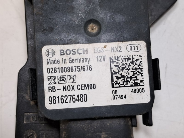 9816276480 Sensor de óxidos de nitrógeno NOx delantero  disponible Utrera