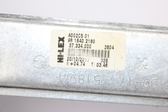 9816402180 PEUGEOT Mecanismo de elevalunas de la puerta delantera izquierda  comprar en Jaén