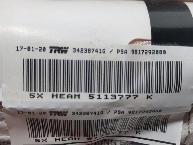 9817292080 Airbag de cortina lateral derecha  en stock Granada