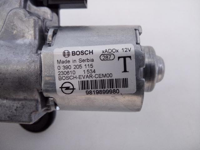 9819899980 OPEL Motor limpiaparabrisas, trasera  en stock Gandía