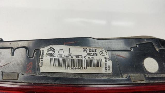 9821352780 PEUGEOT Piloto trasero interior izquierdo comprar Madrid