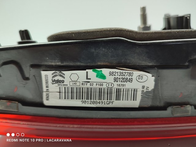 PEUGEOT 9821352780 Piloto trasero interior izquierdo  comprar en Albacete