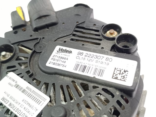 9822230780 PEUGEOT Alternador  comprar en Lleida