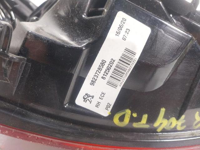PEUGEOT 9823728580 Piloto trasero exterior derecho  en stock Salamanca
