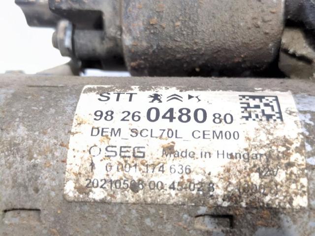 PEUGEOT 9826048080 Motor de arranque comprar Barcelona