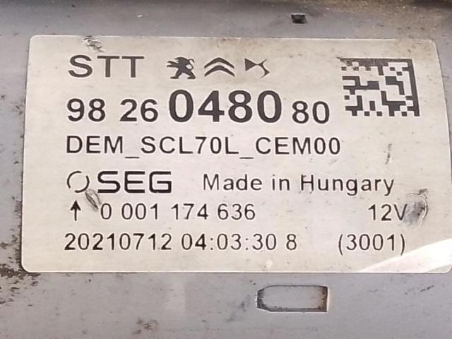 9826048080 PEUGEOT Motor de arranque comprar Madrid