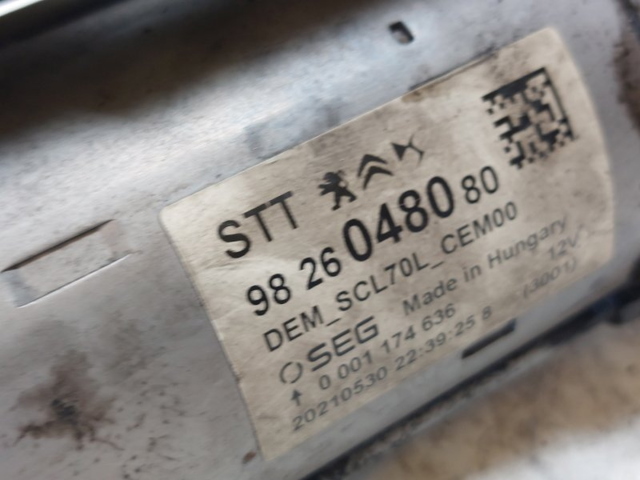 9826048080 PEUGEOT Motor de arranque  comprar en Jaén