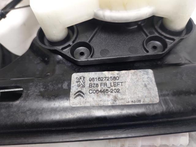 9826076380 PEUGEOT Mecanismo de elevalunas de la puerta delantera izquierda  disponible Ourense