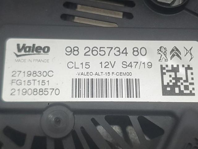 PEUGEOT 9826573480 Alternador comprar Tarragona