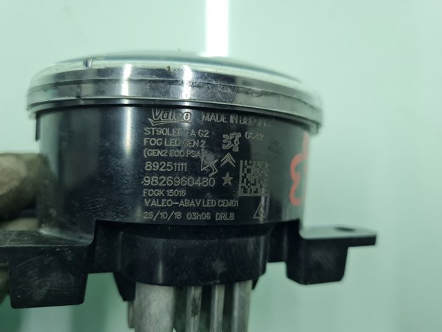 9826960480 PEUGEOT Faro antiniebla izquierdo y derecho comprar Bilbao