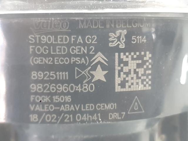 9826960480 PEUGEOT Faro antiniebla izquierdo/derecho  comprar en Lleida