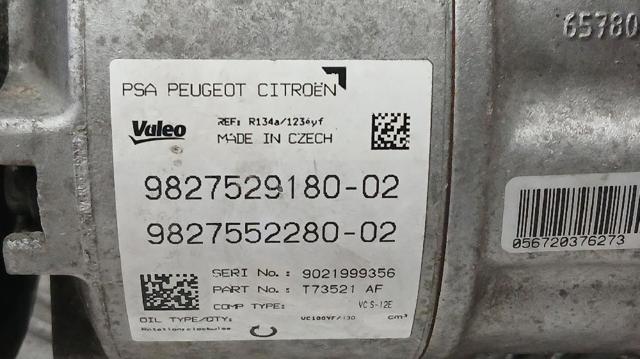 9827529180 OPEL Compresor de aire acondicionado  en stock Córdoba