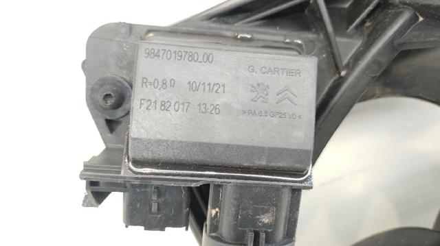 PEUGEOT 9827752980 Difusor del radiador de refrigeración con motor y hélice  comprar en Albacete