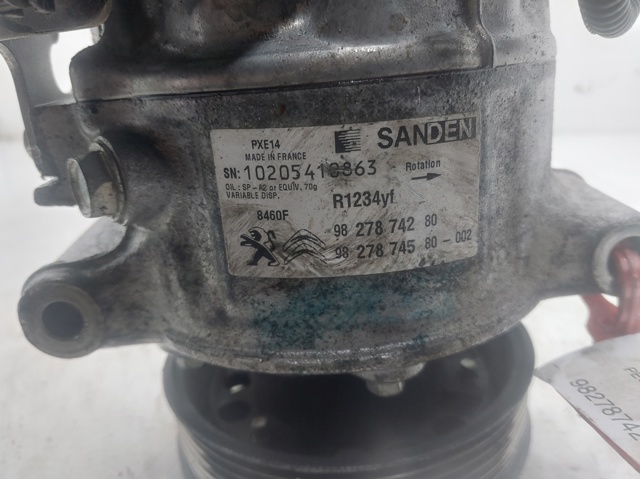 9827874280 PEUGEOT Compresor de aire acondicionado  disponible Vigo