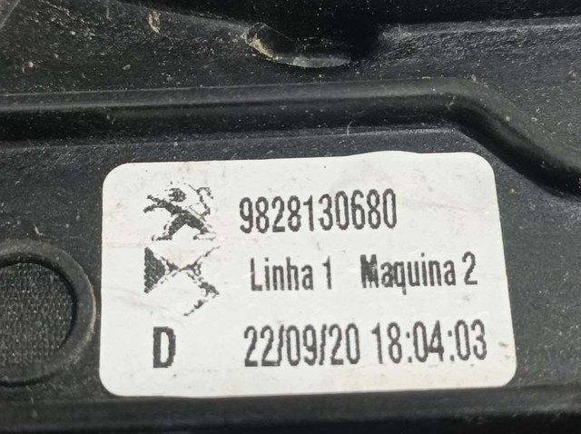 PEUGEOT 9828130680 Mecanismo de elevalunas de la puerta delantera derecha  disponible Lugo