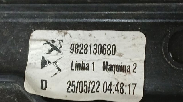 9828130680 PEUGEOT Mecanismo de elevalunas de la puerta delantera derecha  comprar en Lleida