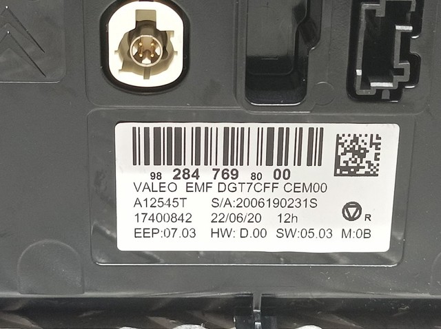 PEUGEOT 9828476980 Pantalla  en stock Terrassa