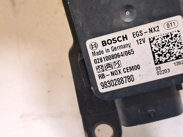 9830288780 PEUGEOT Sensor de óxidos de nitrógeno NOx trasero comprar Bilbao