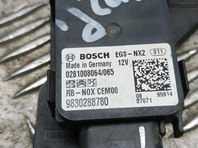 9830288780 PEUGEOT Sensor de óxidos de nitrógeno NOx trasero  comprar en Jaén