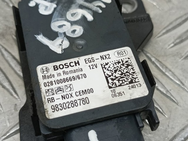 9830288780 Sensor de óxidos de nitrógeno NOx trasero  en stock Sabadell