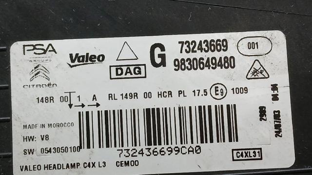 9830649480 Faro izquierdo comprar Sevilla