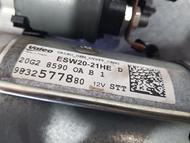 FIAT 9832577880 Motor de arranque  en stock Salamanca