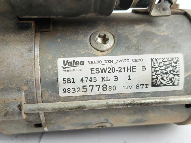 OPEL 9832577880 Motor de arranque comprar Pamplona