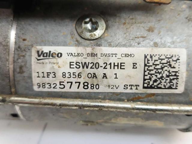 OPEL 9832577880 Motor de arranque  en stock Salamanca