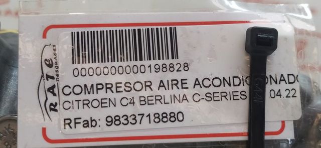 9833718880 Compresor de aire acondicionado  en stock Castellón