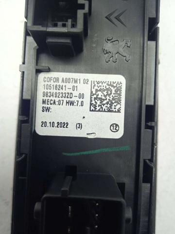 PEUGEOT 98349233ZD Unidad de control de elevalunas delantera izquierda  comprar en Albacete