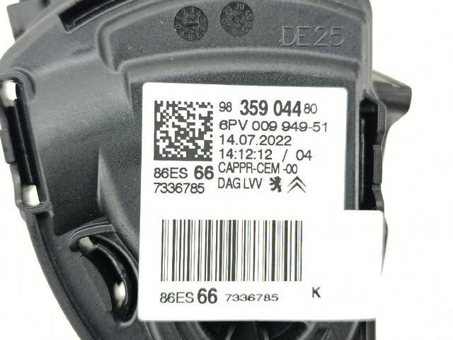 PEUGEOT 9835904480 Pedal del acelerador  en stock Salamanca