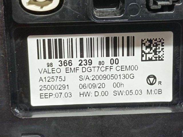PEUGEOT 9836623980 Pantalla  en stock Terrassa