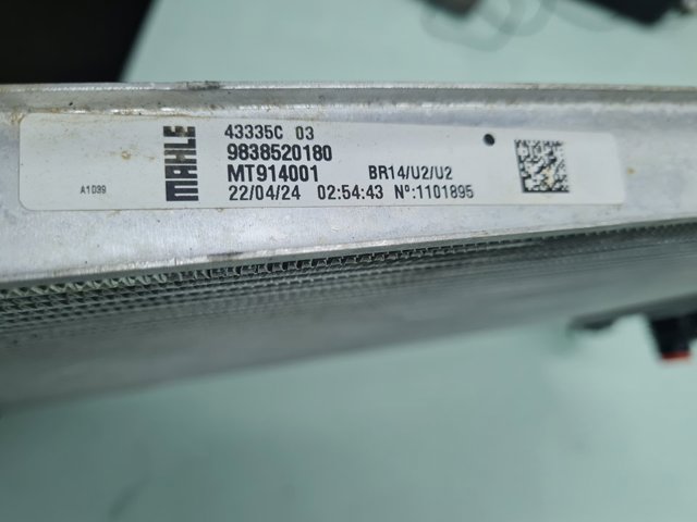 9838520180 PEUGEOT Radiador  en stock Huelva