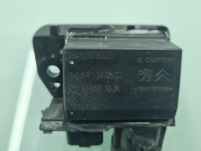 PEUGEOT 9847019780 Resistencia de calefacción  en stock Valencia