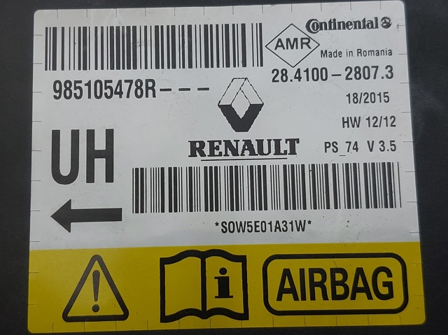 985105478R Módulo de control de airbag  comprar en Reus
