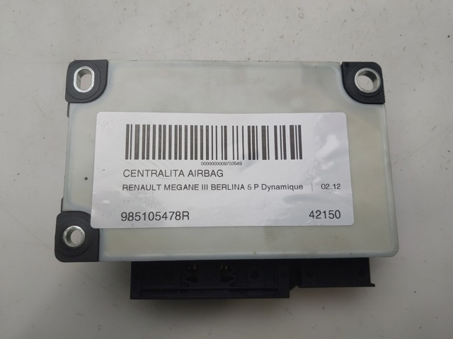 RENAULT 985105478R Módulo de control de airbag comprar Pamplona