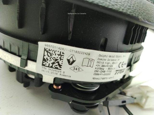 985701142R RENAULT Airbag del conductor  disponible Vigo