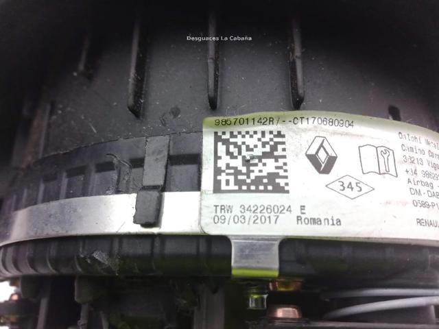 RENAULT 985701142R Airbag de volante comprar Tarragona