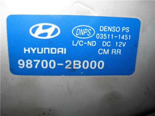 HYUNDAI 987002B000 Motor limpiaparabrisas, trasera  en stock Valencia