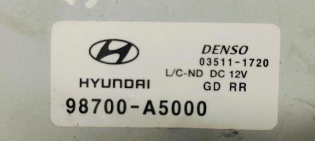 HYUNDAI 98700A5000 Motor limpiaparabrisas, trasera comprar Barcelona