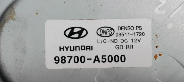 98700A5000 Motor limpiaparabrisas, trasera  en stock Castellón