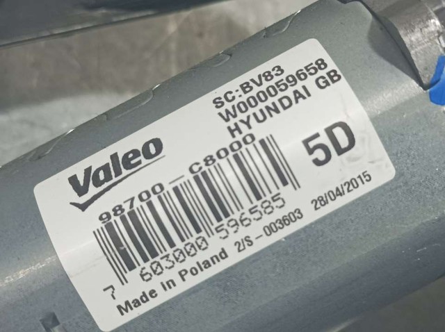 HYUNDAI 98700C8000 Motor del limpiaparabrisas trasero  comprar en Ponferrada