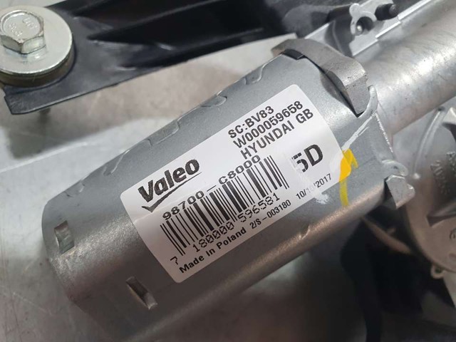 98700C8000 HYUNDAI Motor del limpiaparabrisas trasero  disponible Vigo