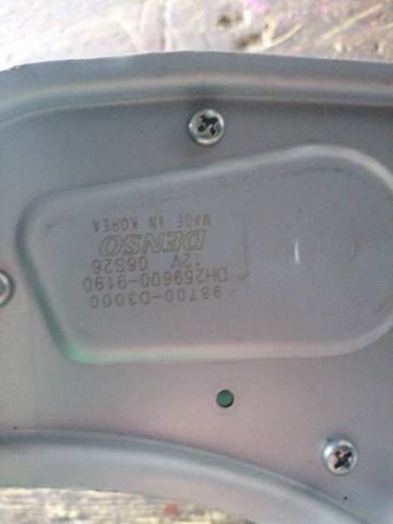 98700D3000 HYUNDAI Motor limpiaparabrisas, trasera  en stock Huelva