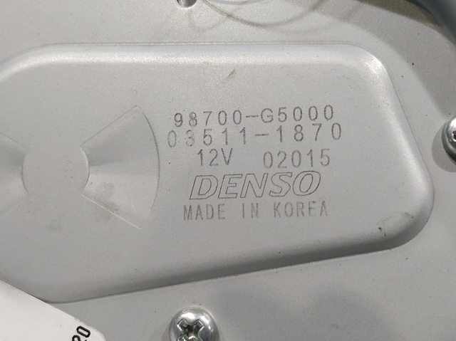 HYUNDAI 98700G5000 Motor del limpiaparabrisas trasero  comprar en Albacete