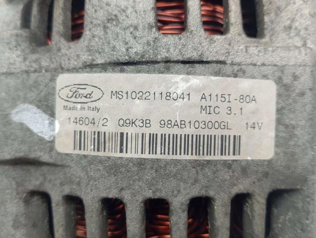 FORD 98AB10300GL Alternador  disponible Valladolid
