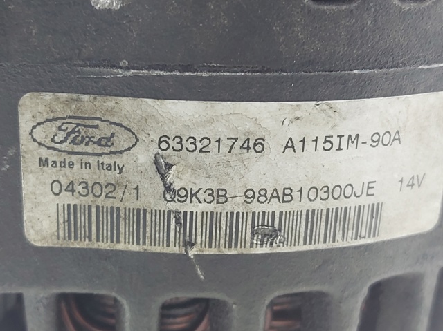 FORD 98AB10300JE Alternador  comprar en Ponferrada