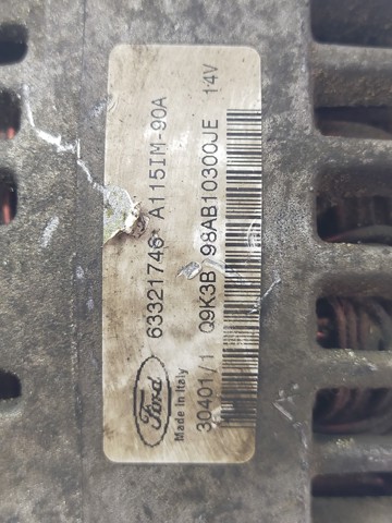 FORD 98AB10300JE Alternador  comprar en Ponferrada