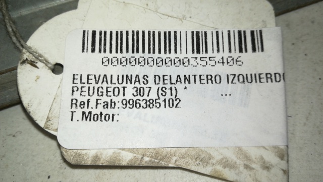 PEUGEOT 996385102 Motor del elevalunas de la puerta delantera izquierda  disponible España