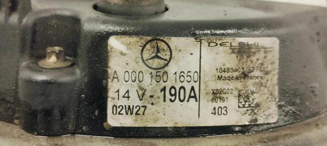 A0001501650 Alternador  comprar en Pontevedra